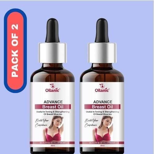 Organic Oilanic Advance Breast Oil (Pack of 2)