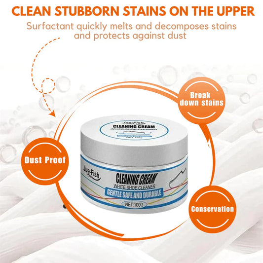 ✨2024 new version💥Multi-functional shoes cleaning and stain removal cream | Buy 1 Get 1 FREE
